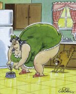 fat woman feeding cat.jpg